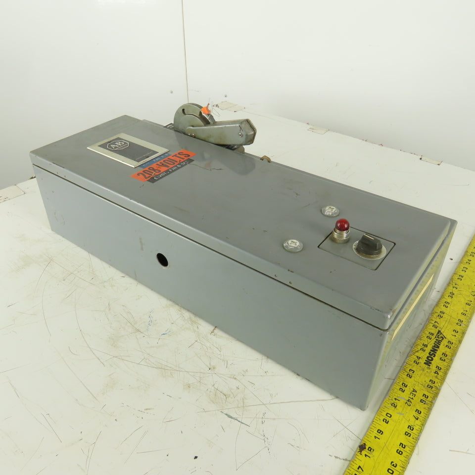Allen Bradley 712-AAH2478 600V 3Ph 5Hp MAX Combination Starter Disconnect 208V