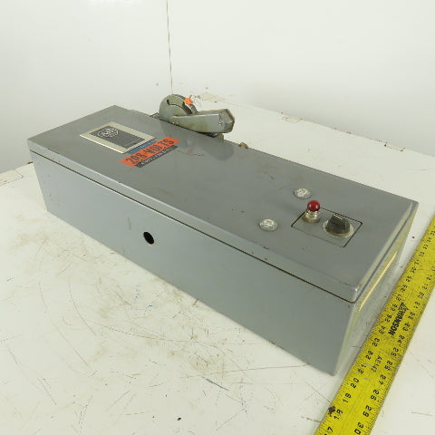 Allen Bradley 712-AAH2478 600V 3Ph 5Hp MAX Combination Starter Disconnect 208V