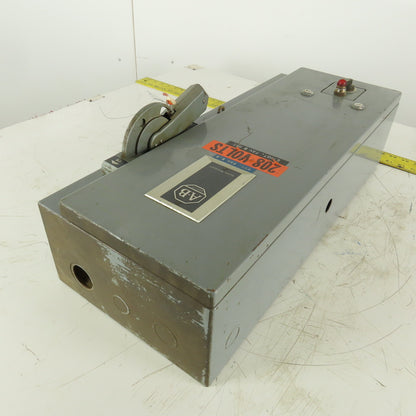 Allen Bradley 712-AAH2478 600V 3Ph 5Hp MAX Combination Starter Disconnect 208V