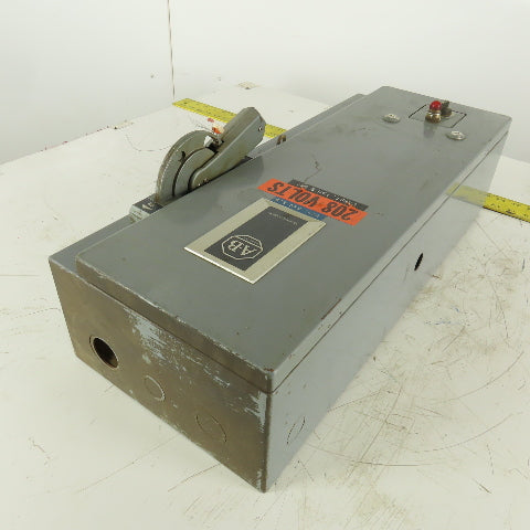 Allen Bradley 712-AAH2478 600V 3Ph 5Hp MAX Combination Starter Disconnect 208V