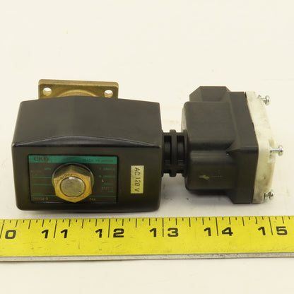 CKD GAB452-5 120V Manifold Mount Solenoid Valve