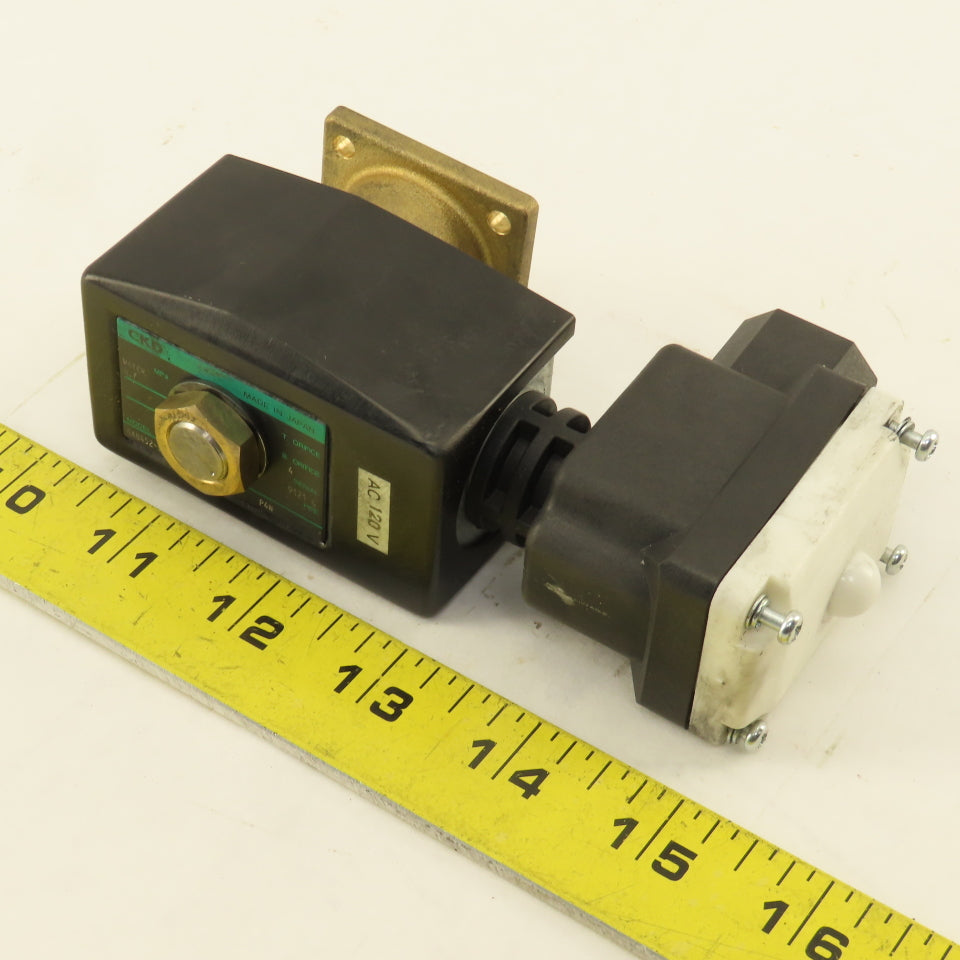 CKD GAB452-5 120V Manifold Mount Solenoid Valve