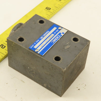 Tokimec CVSH-3-10 Size 1/4 Hydraulic Shuttle Valve 10L/Min