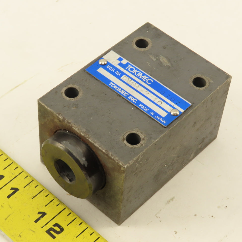 Tokimec CVSH-3-10 Size 1/4 Hydraulic Shuttle Valve 10L/Min