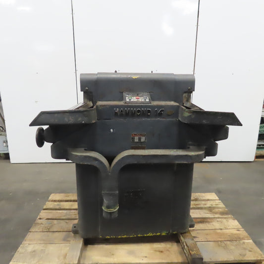 Hammond 14W 3 HP 14" Double End Carbide Tool Grinder 9" x 22" Tables 230/460V