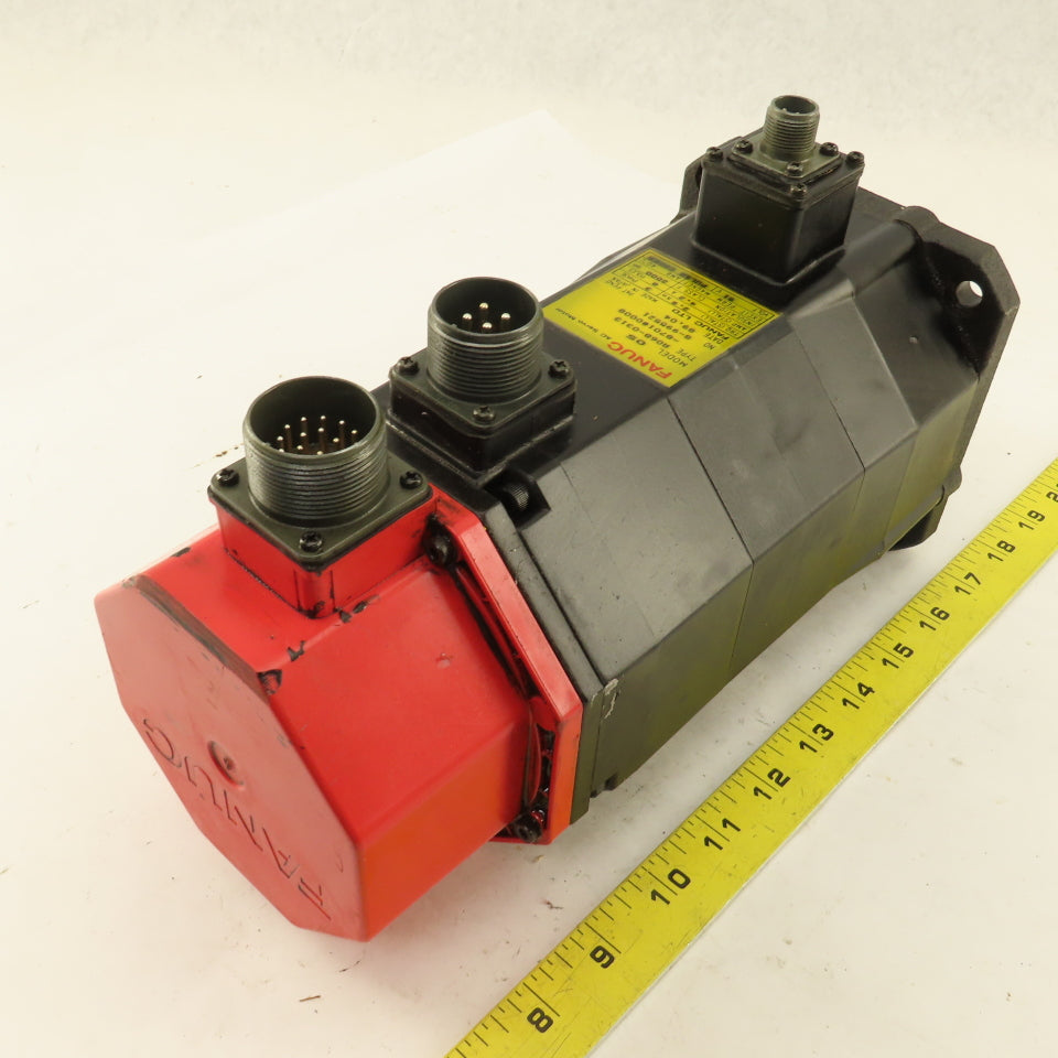 Fanuc A06B-0313-B701 2000RPM 91V AC Servo Motor 2000RPM Brake Pulse Coder