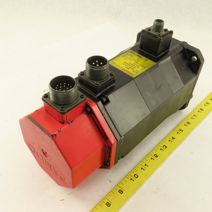 Fanuc A06B-0313-B701 2000RPM 91V AC Servo Motor 2000RPM Brake Pulse Coder