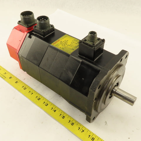 Fanuc A06B-0313-B701 2000RPM 91V AC Servo Motor 2000RPM Brake Pulse Coder