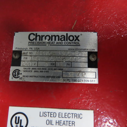 Trola-Dyne Circulation Oil Heater Assy. W/Turbo-Toc Turbine Oil Conditioner KL-1