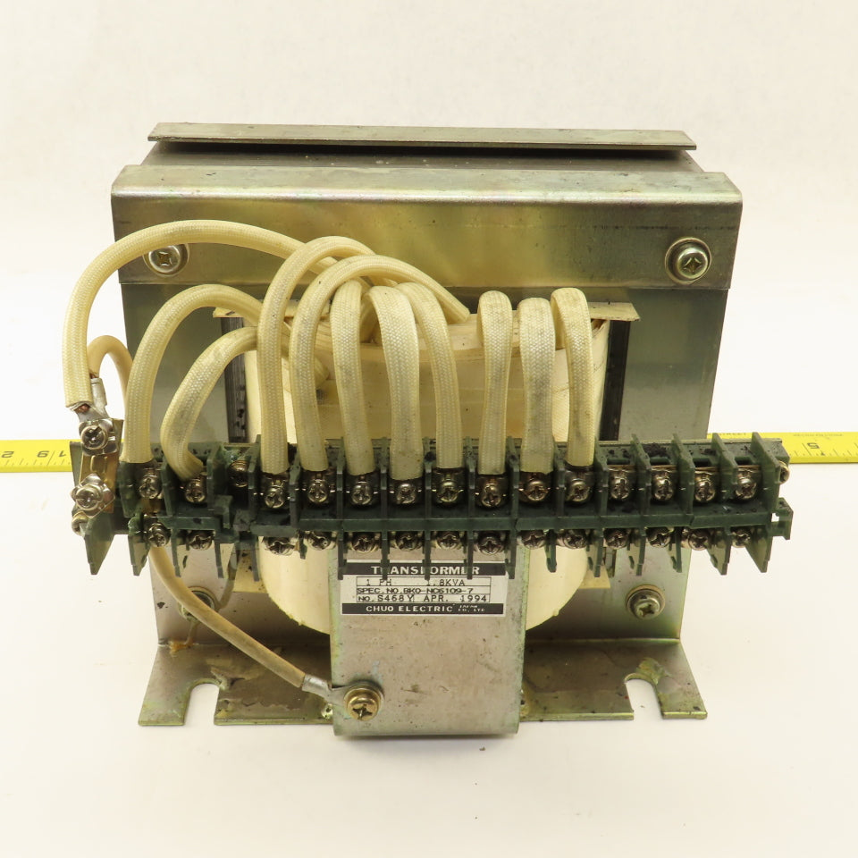 Chuo Electric BK0-NC6109-7 1Ph 1.8kVa Transformer