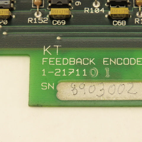 Kearney & Trecker 1-21711 Rev 5 Feedback Encoder Assembly