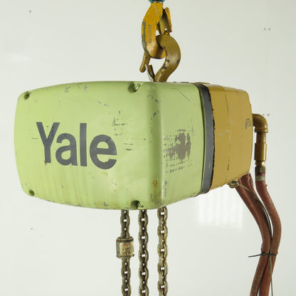 Yale KAL1/2-10TH25S1 1/2 Ton Air Pneumatic Chain Hoist 11' Lift 25FPM 90PSI