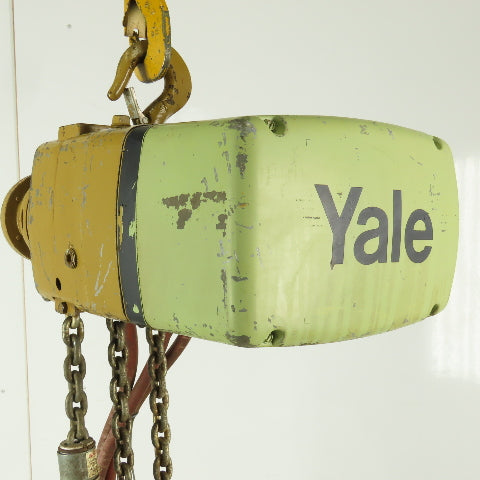 Yale KAL1/2-10TH25S1 1/2 Ton Air Pneumatic Chain Hoist 11' Lift 25FPM 90PSI