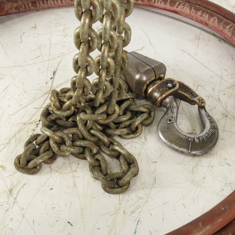 Yale KAL1/2-10TH25S1 1/2 Ton Air Pneumatic Chain Hoist 11' Lift 25FPM 90PSI