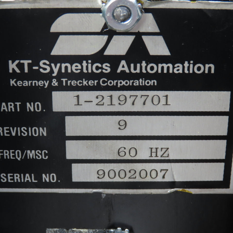 KT-Synetics Automation 1-2197701 REV 9 Control Module Power Supply