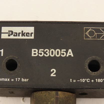 Parker B53005A Pneumatic Shuttle Valve G1/4