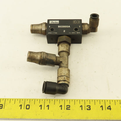 Parker B53005A Pneumatic Shuttle Valve G1/4