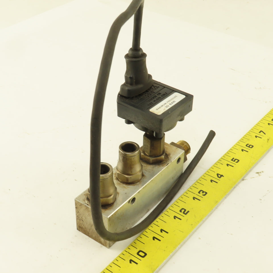 Ametek IPTGB035BSFS 263118 4 Port Aluminum Block Manifold Transducer 1/4" NPT