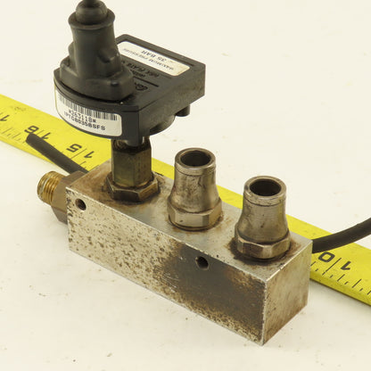 Ametek IPTGB035BSFS 263118 4 Port Aluminum Block Manifold Transducer 1/4" NPT