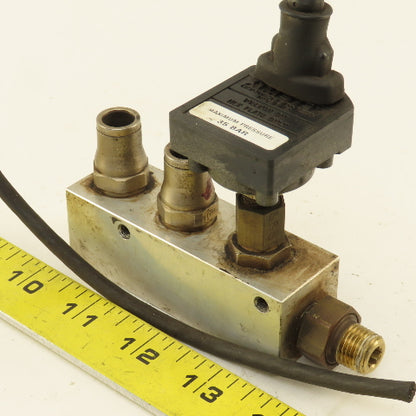 Ametek IPTGB035BSFS 263118 4 Port Aluminum Block Manifold Transducer 1/4" NPT