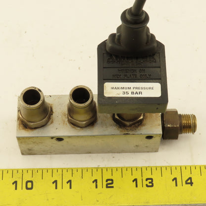 Ametek IPTGB035BSFS 263118 4 Port Aluminum Block Manifold Transducer 1/4" NPT