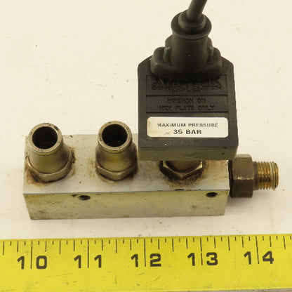 Ametek IPTGB035BSFS 263118 4 Port Aluminum Block Manifold Transducer 1/4" NPT