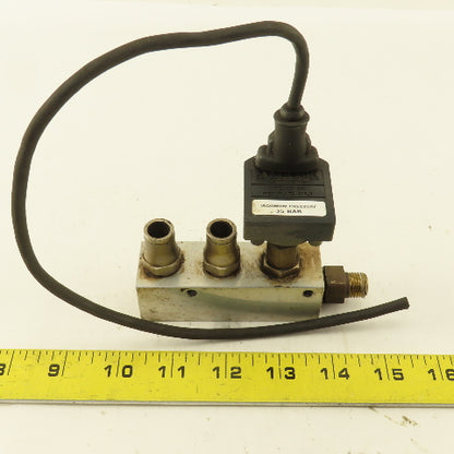 Ametek IPTGB035BSFS 263118 4 Port Aluminum Block Manifold Transducer 1/4" NPT