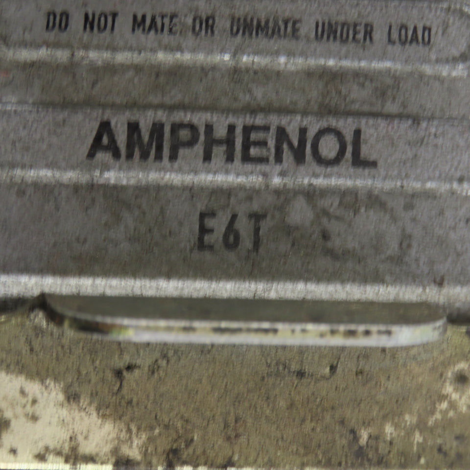 Amphenol E6T 380V 16A 6 Pin Male Female Cable Connectors Set OF 2