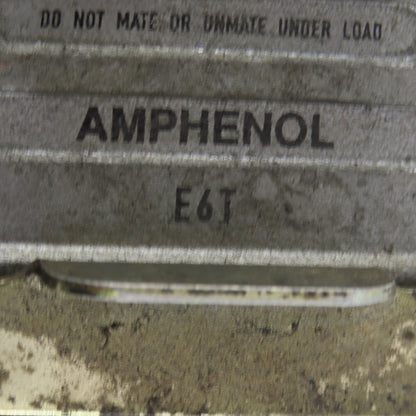 Amphenol E6T 380V 16A 6 Pin Male Female Cable Connectors Set OF 2