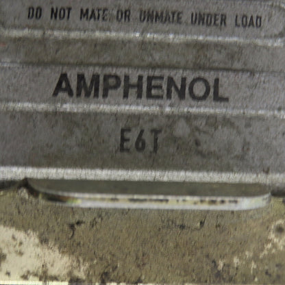 Amphenol E6T 380V 16A 6 Pin Male Female Cable Connectors Set OF 2