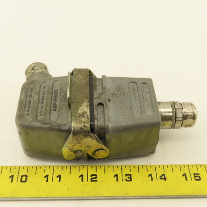 Amphenol E6T 380V 16A 6 Pin Male Female Cable Connectors Set OF 2