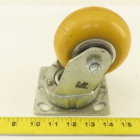 4" x 2" Non Marking Donut Swivel Plate Mount Caster