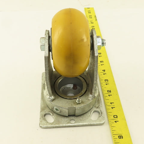 4" x 2" Non Marking Donut Swivel Plate Mount Caster