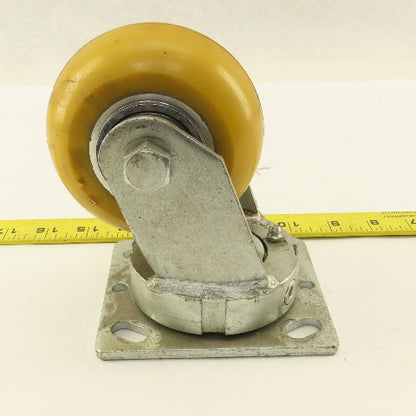 4" x 2" Non Marking Donut Swivel Plate Mount Caster
