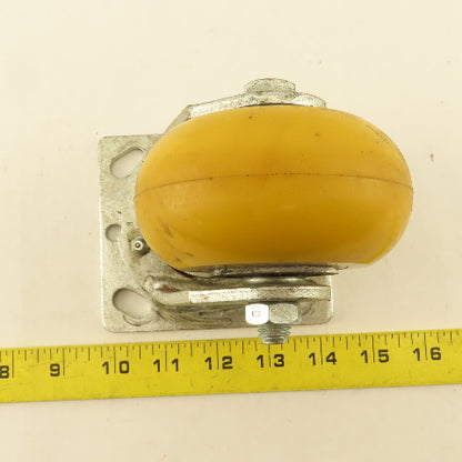 4" x 2" Non Marking Donut Swivel Plate Mount Caster