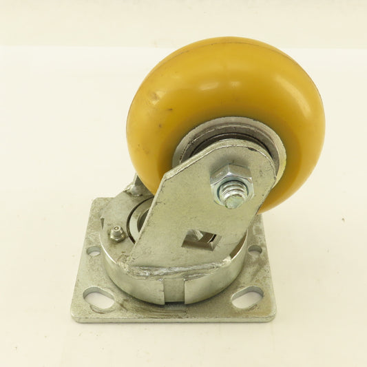 4" x 2" Non Marking Donut Swivel Plate Mount Caster