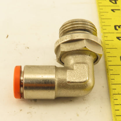 10mm Push To Connect x 1/2" -14 BSPP O-Ring Stainless Steel Elbow 90-?