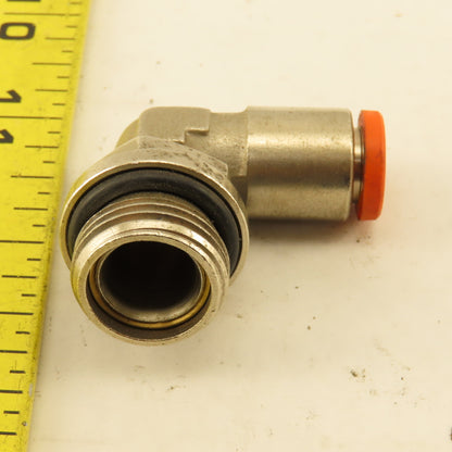 10mm Push To Connect x 1/2" -14 BSPP O-Ring Stainless Steel Elbow 90-?