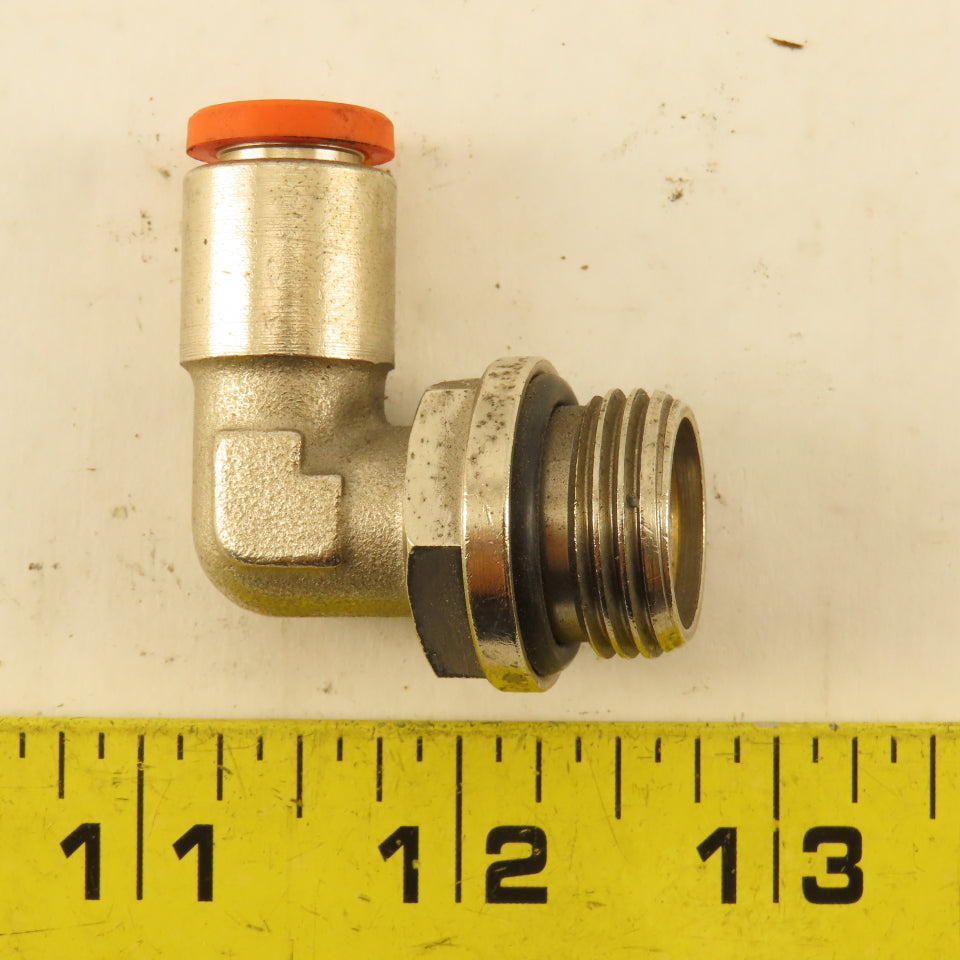 10mm Push To Connect x 1/2" -14 BSPP O-Ring Stainless Steel Elbow 90-?