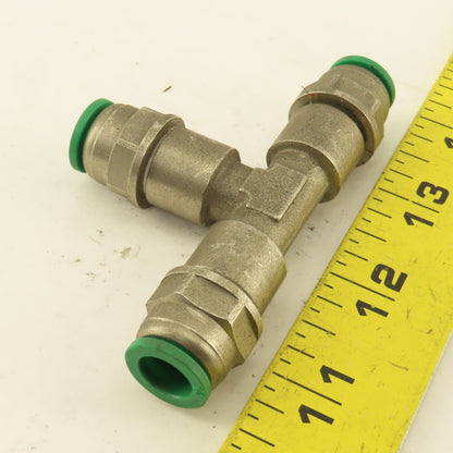 10mm Push To Connect Stainless Steel Union TEE