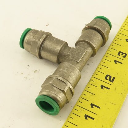 10mm Push To Connect Stainless Steel Union TEE