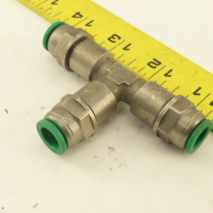 10mm Push To Connect Stainless Steel Union TEE