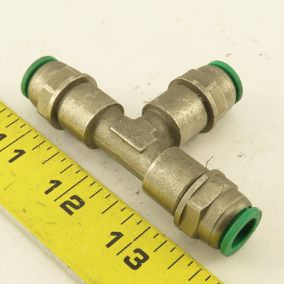 10mm Push To Connect Stainless Steel Union TEE