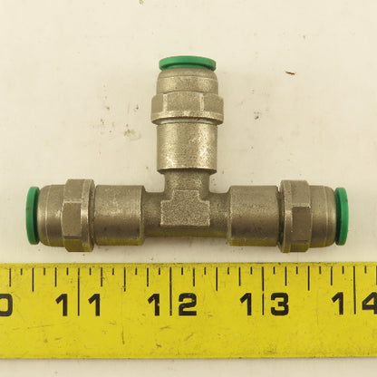 10mm Push To Connect Stainless Steel Union TEE