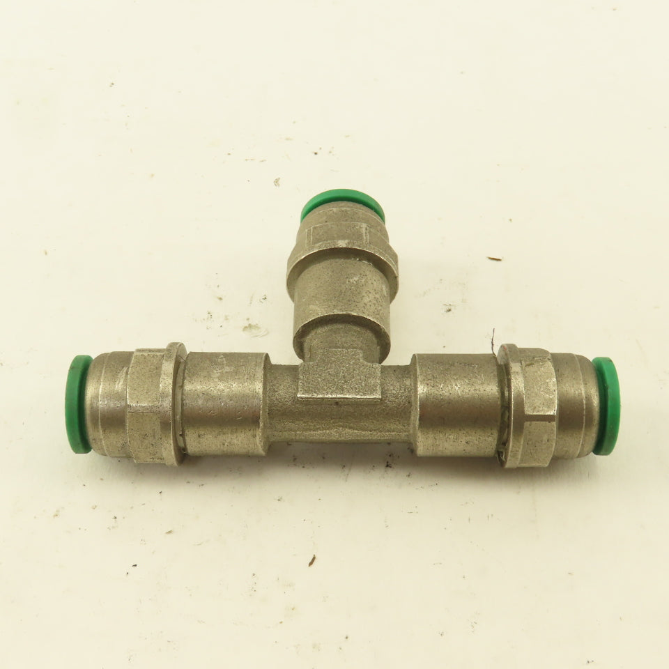 10mm Push To Connect Stainless Steel Union TEE