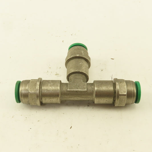 10mm Push To Connect Stainless Steel Union TEE
