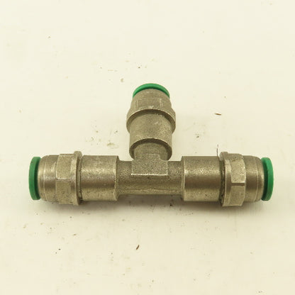 10mm Push To Connect Stainless Steel Union TEE