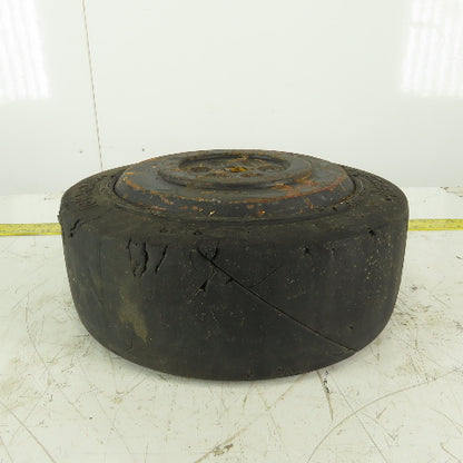 Hyster 85S-23-EE Super Solid Forklift Tire W/Rim 16-1/4"x6"x11-1/4" 6 Bolt