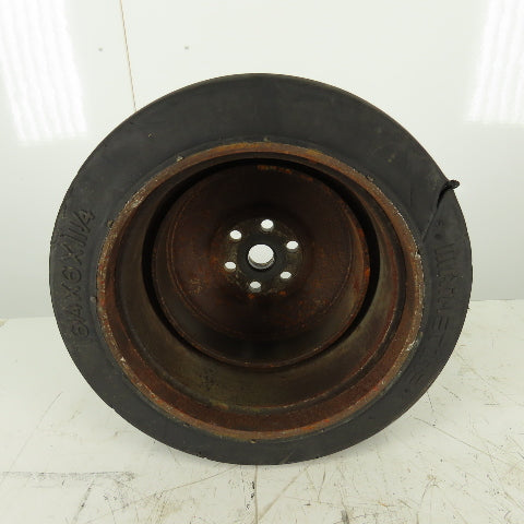 Hyster 85S-23-EE Super Solid Forklift Tire W/Rim 16-1/4"x6"x11-1/4" 6 Bolt