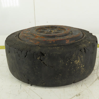 Hyster 85S-23-EE Super Solid Forklift Tire W/Rim 16-1/4"x6"x11-1/4" 6 Bolt
